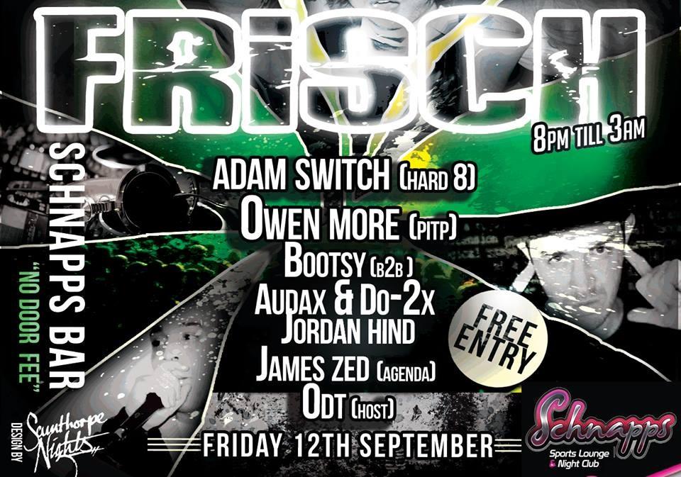 Free Entry: Switching It Up At FRISCH This&nbsp;Friday