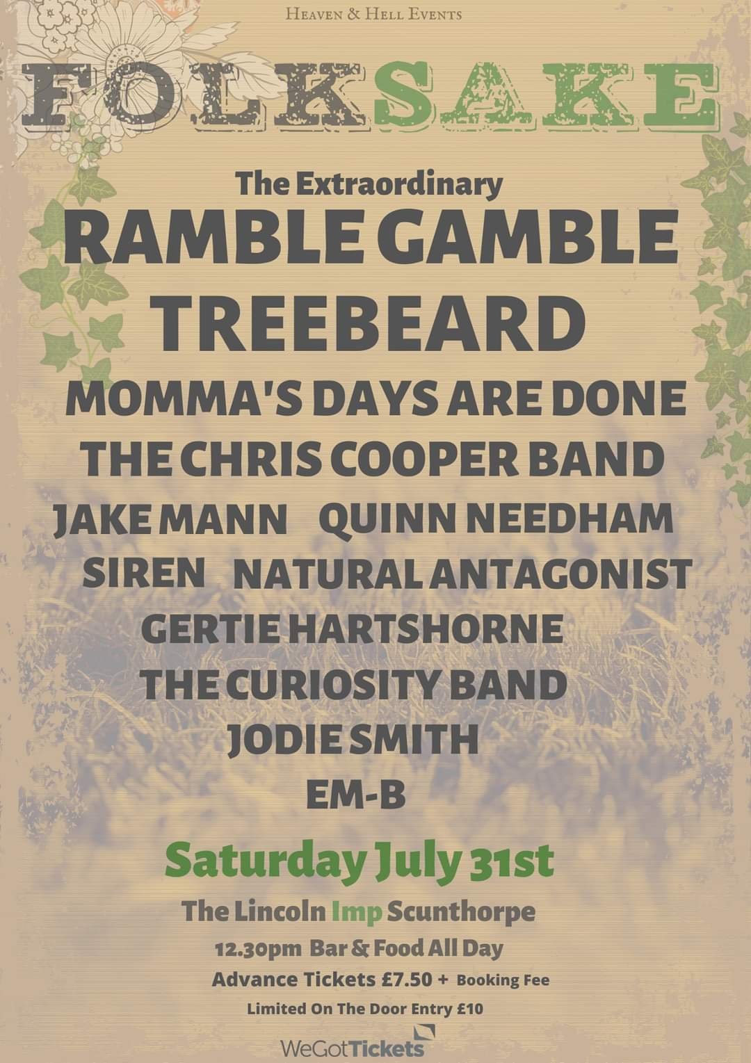 All Day Folk Festival This Saturday