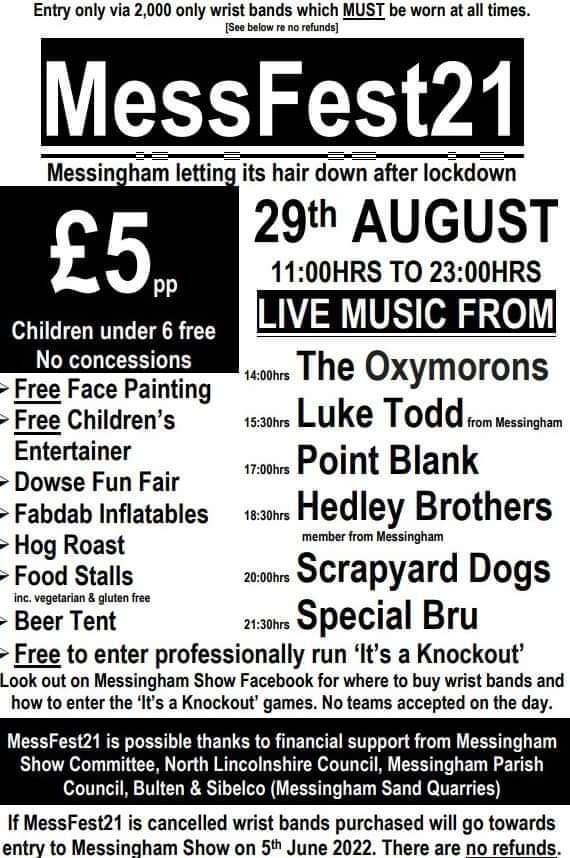 MessFest 2021- Messingham Showground