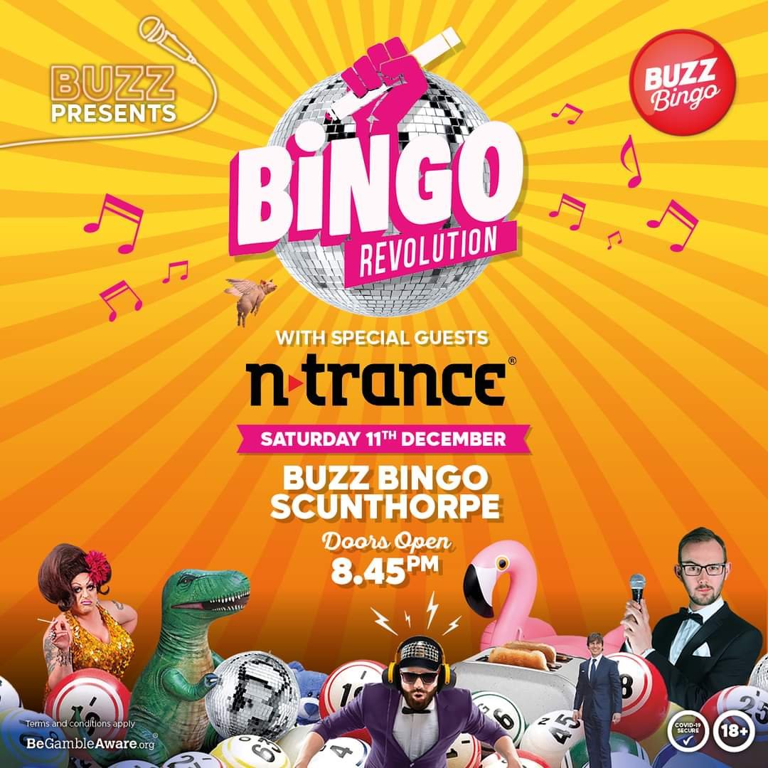 N-Trance 90’s Dance is coming to the Bingo!