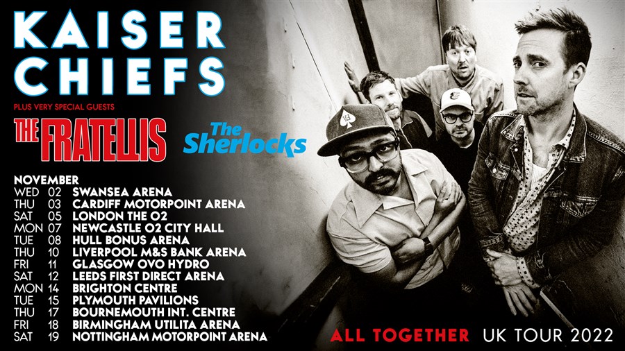 Kaiser Chiefs coming to The Bonus Arena in&nbsp;Hull