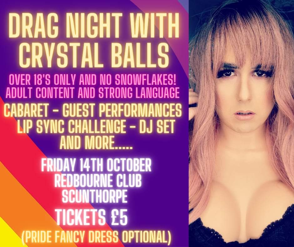 Pride Drag Night with Crystal Balls  // Redbourn Club&nbsp;🏳️‍🌈