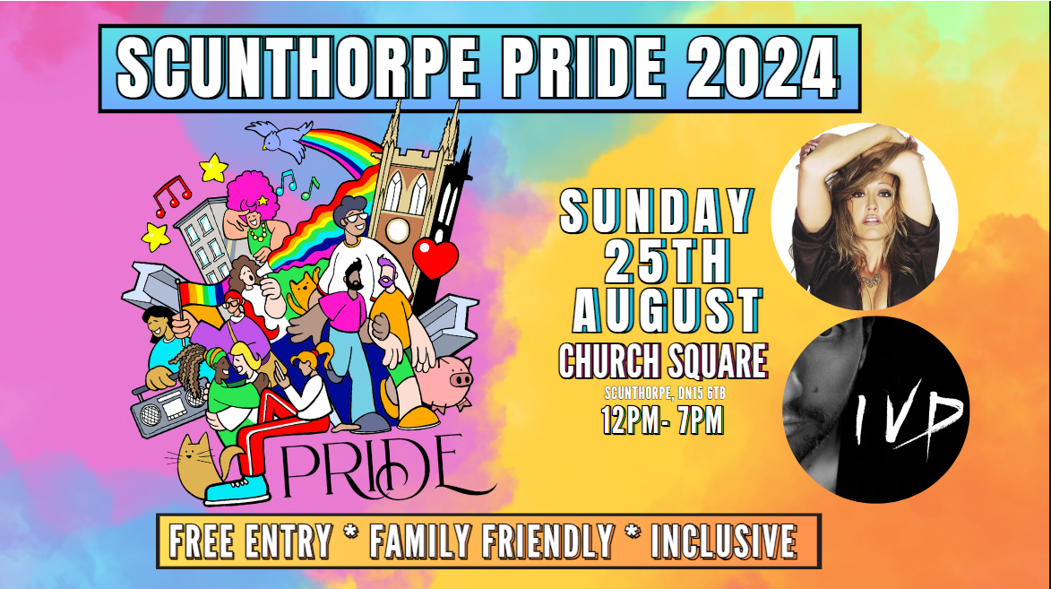 90’s Dance Headline acts announced for Scunthorpe Pride 2024