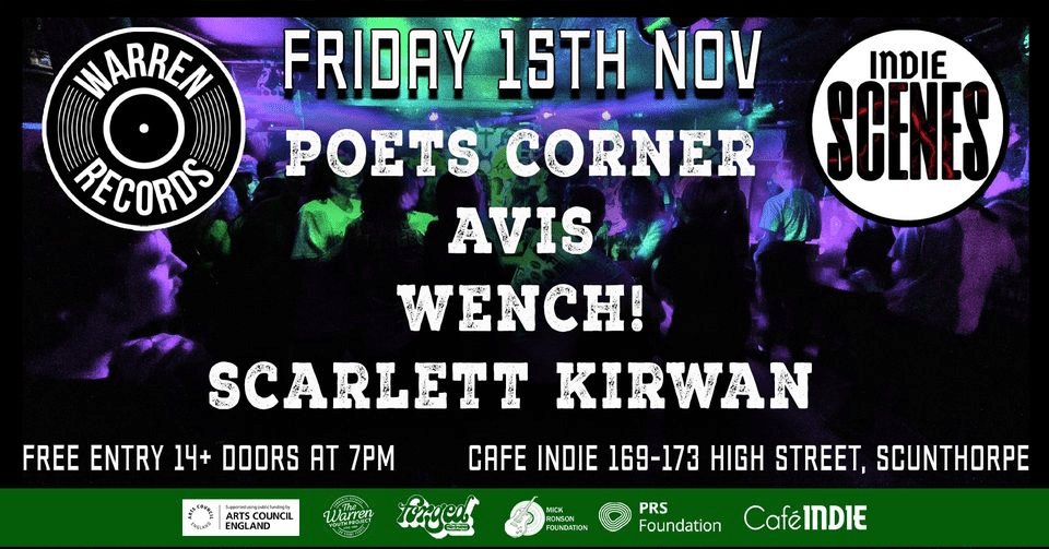 Free Gig for Ages 14+ this Friday at Cafe&nbsp;INDIE