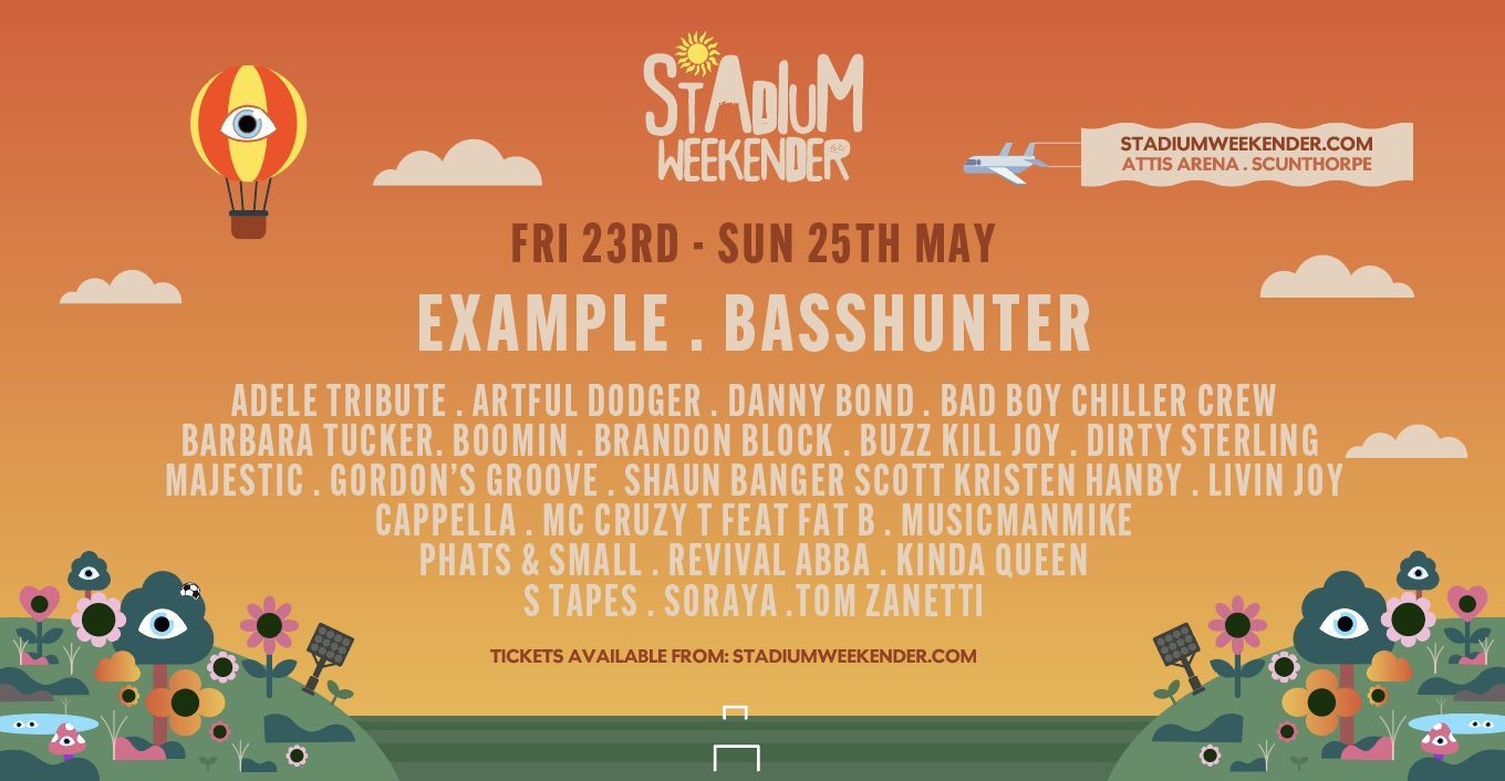 Standard Ticket to The Stadium Weekender