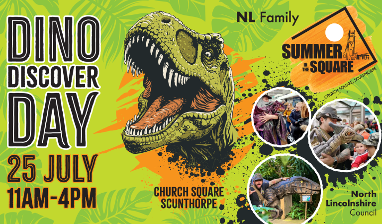 Free Dino Discover Day event at Church Square