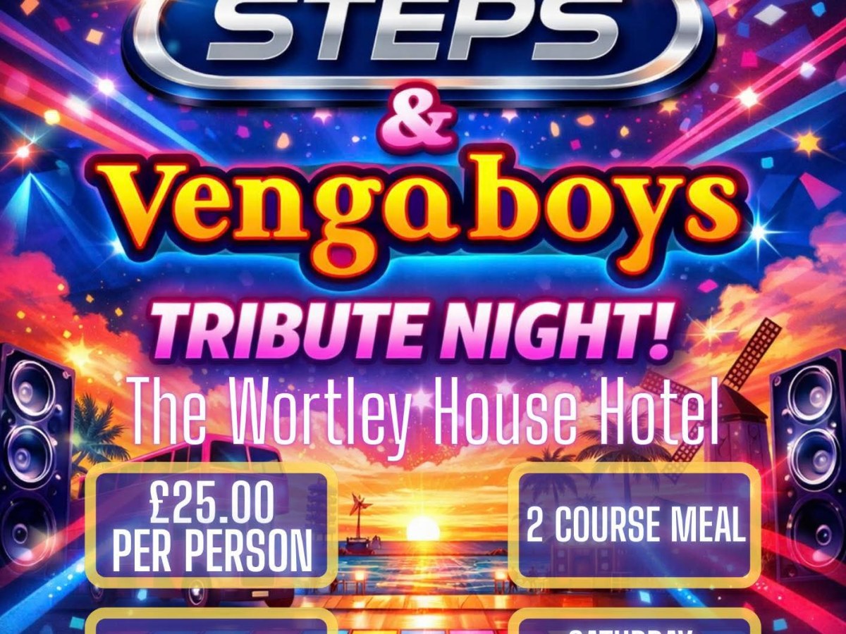 Steps & Vengaboys Tribute including 2 course&nbsp;meal