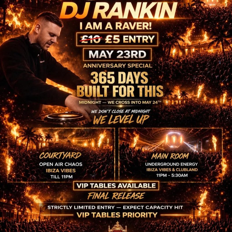 DJ Rankin is coming to&nbsp;Scunthorpe