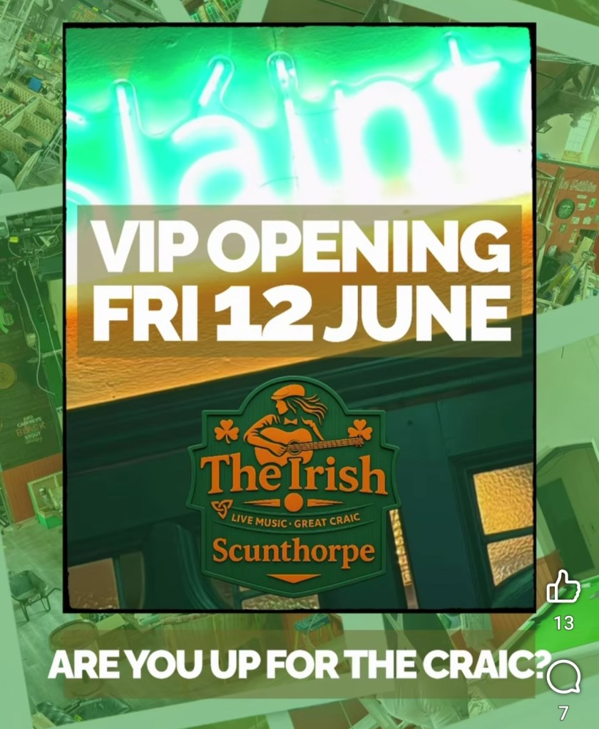 NEW VENUE: The Irish Scunthorpe is set to open this weekend, what can you&nbsp;expect..